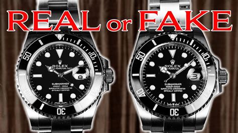 real rolex submariner vs fake